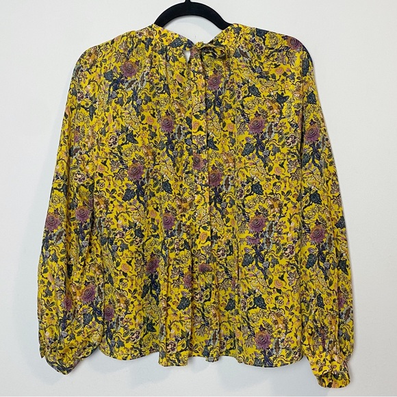 Madewell x Karen Walker Silk Print Gennaker Top - Picture 11 of 15